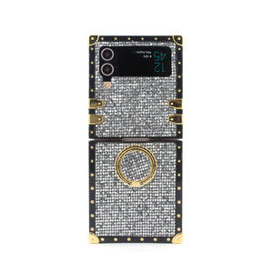 Samsung Galaxy Z Flip3 5G Square Case "Tahitian Pearl Ring" | PURITY™