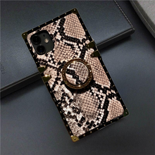 Load image into Gallery viewer, Samsung Case with Ring &quot;Eastern Cobra&quot; by PURITY™ | Snakeskin phone case for Samsung
