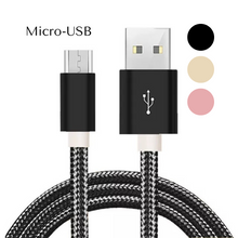 Load image into Gallery viewer, Charging Cable Black | USB to Micro-USB | PURITY™
