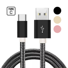 Load image into Gallery viewer, Charging Cable Black | USB to Type-C | PURITY™
