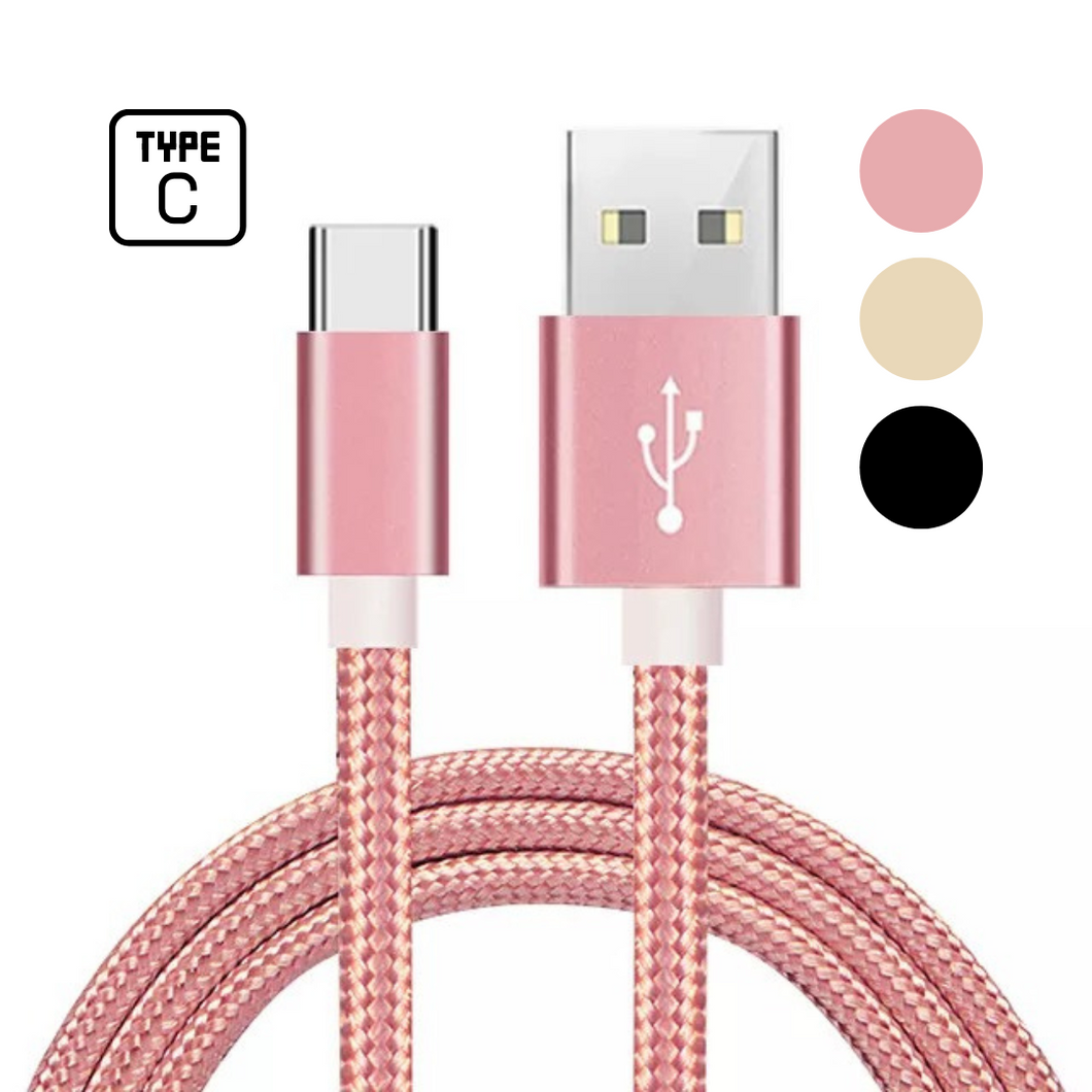 Charging Cable Rose Gold | USB to Type-C | PURITY™
